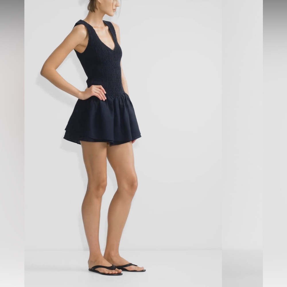 Wilfred Navy Upstate Mini Dress - L